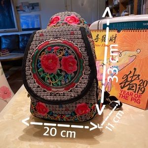 🌹This is special & beautiful Embroidered backpack